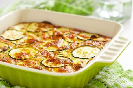 Gratin de courgettes au four