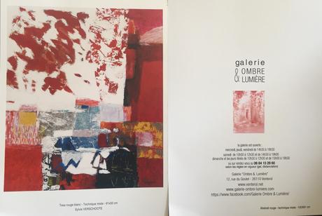 Galerie « Ombre et Lumière » à Venterol (26110) Drôme- 12 Juin au 31 Juillet 2021 Galerie « Ombre et Lumière » à Venterol (26110) Drôme- 12 Juin au 31 Juillet 2021