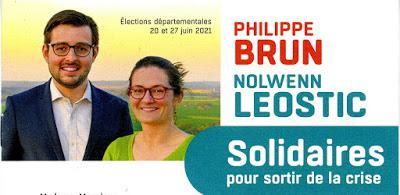 Le 20 juin à Louviers, je vote « solidaires » avec Philippe Brun et Nolwenn Léostic