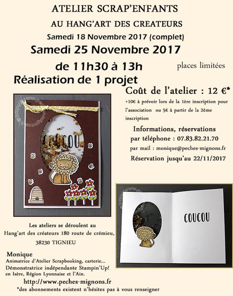 Atelier scrap’enfants novembre 2017