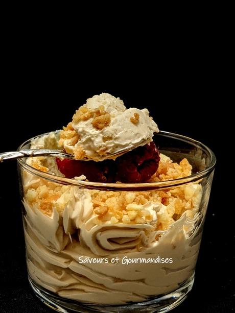 Crème Mascarpone au Spéculoos.