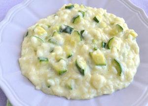 risotto léger aux courgettes et skyr WW