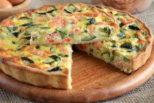 Quiche au Saumon et Courgettes WW