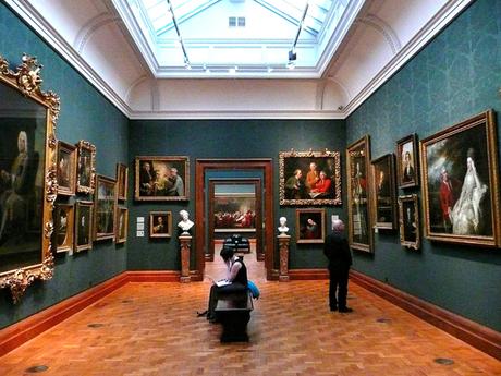 Une salle à la National Portrait Gallery, Londres.