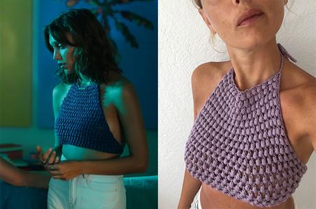 SUMMERTIME : le top bleu crocheté de Sofia dans l’épisode 2.02