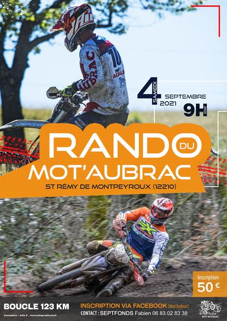 Rando moto du Mot 'Aubrac à Graissac (12), le 4 septembre 2021