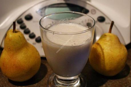 recette du jour: Milk shake poire vanille  au thermomix de Vorwerk