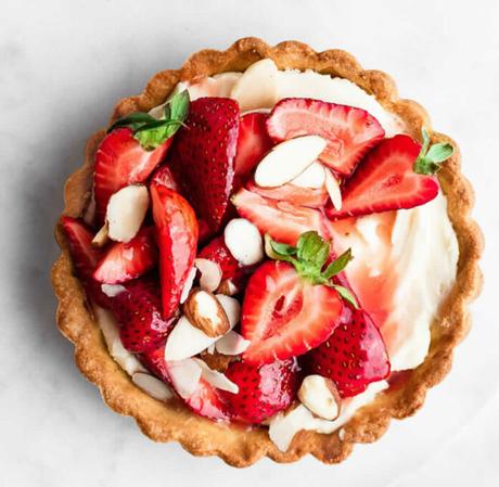 Mini tarte aux fraises facile
