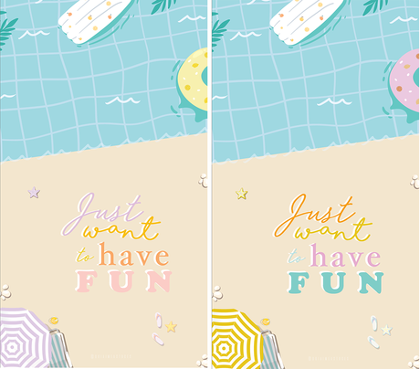 FONDS D’ÉCRAN #35 — Just want to have fun !