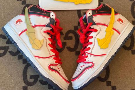 La collaboration Gundam x Nike SB se dévoile en images