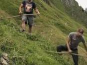 fauche acrobatique montagne (vidéo)