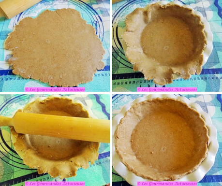 Tarte originale à la bourrache et au houmos (Vegan)