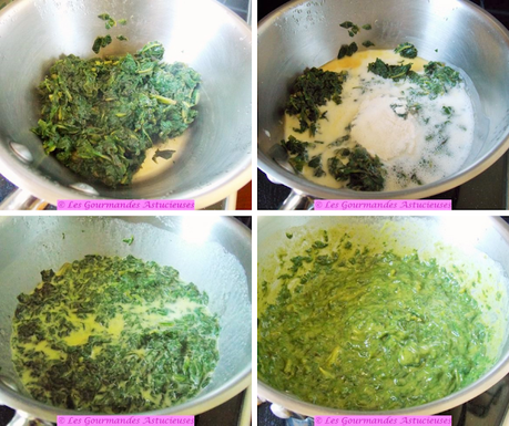 Tarte originale à la bourrache et au houmos (Vegan)