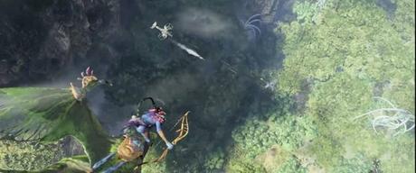 Une capture d'écran de la bande-annonce du jeu vidéo 'Avatar: Frontiers of Pandora' à venir en 2022.