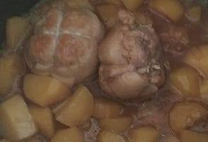 Paupiettes de porc aux pommes de terre