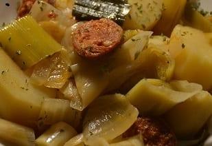 Chorizo aux pommes de terre et poireaux