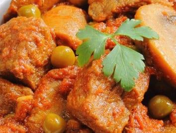 Sauté de veau aux olives Sauté de veau aux olives