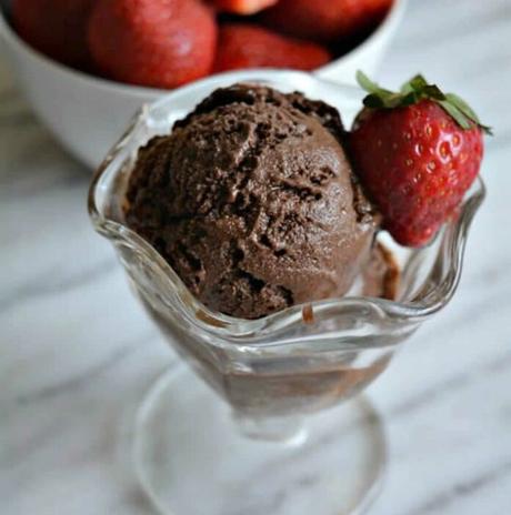 Sorbet chocolat facile au thermomix