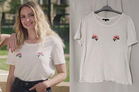 ICI TOUT COMMENCE : le t-shirt avec des roses de Salomé vu dans le générique