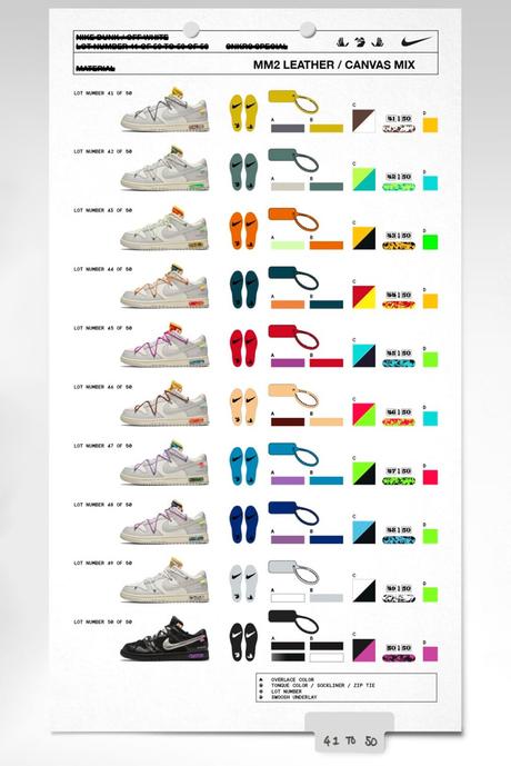 50 Off-White x Nike Dunk Low vont bien drop sur SNKRS