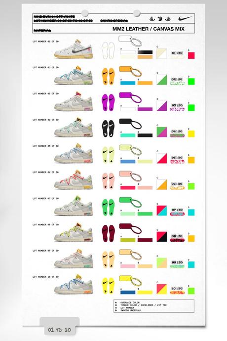 50 Off-White x Nike Dunk Low vont bien drop sur SNKRS