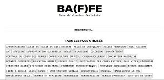BA(F)FE : Base de données féministe BA(F)FE : Base de données féministe
