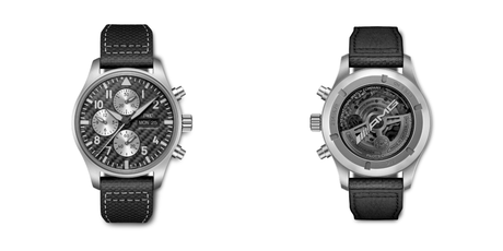 IWC présente la Montre d’Aviateur Chronographe Édition AMG