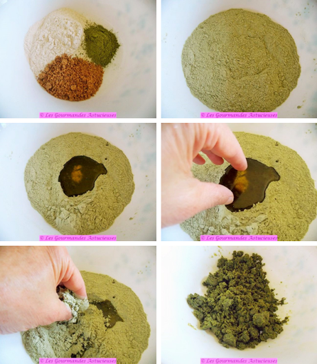 Biscuits Vegan au thé matcha et au chocolat