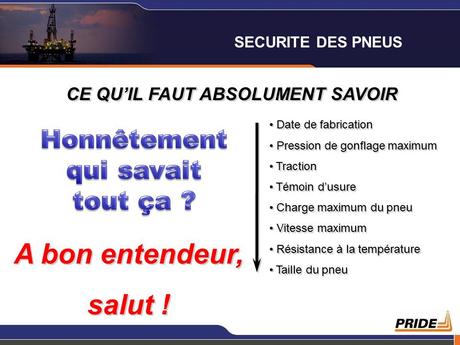 Divers - Controlez vos pneus