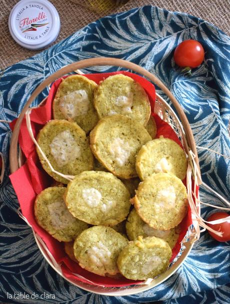 Sablés parmesan pesto