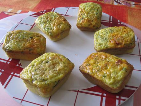 Petits moelleux courgettes chorizo