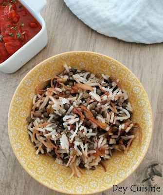 Kosheri (riz & lentilles) d'Ottolenghi