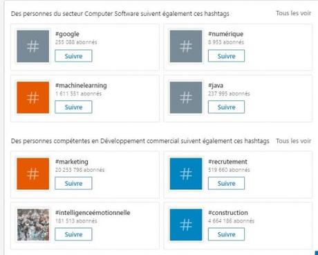 Utilisez les Hashtags LinkedIn pour être plus visible sur Linkedin !