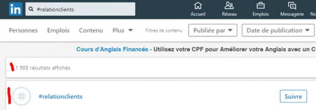 Utilisez les Hashtags LinkedIn pour être plus visible sur Linkedin !