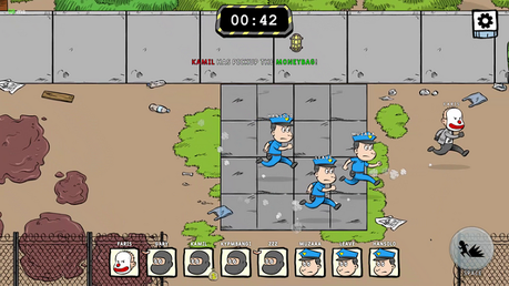 Un jeu de cour d’école transformé en jeu vidéo Un jeu de cour d’école transformé en jeu vidéo