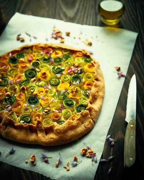 tarte salée, courgettes, recette d'été