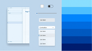 Utilisation de l'interface utilisateur avec une géométrie arrondie, exploitation des micro-interactions et application d'une palette de couleurs actualisée avec de nouveaux matériaux
