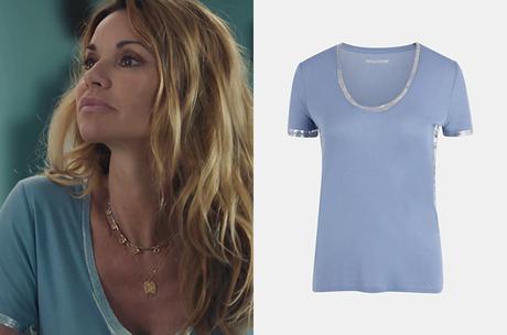 DEMAIN NOUS APPARTIENT : le t-shirt bleu ciel de Chloé dans l’épisode 954