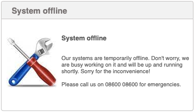 Panne des services bancaires par Internet Absa