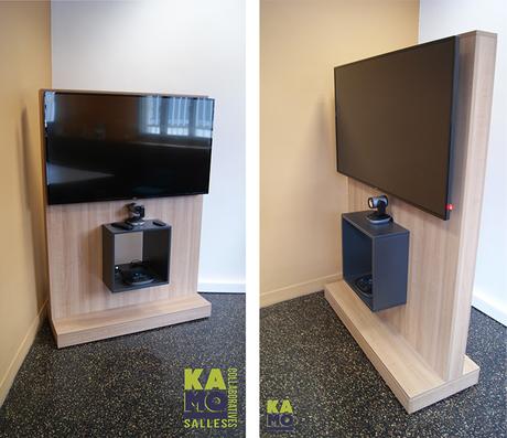 Kamo VisioMobile : les meubles trolley en bois aux finitions sur mesure