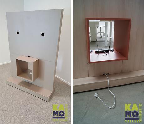 Kamo VisioMobile : les meubles trolley en bois aux finitions sur mesure