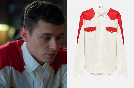 ELITE : Ander’s red and white shirt in S4E06
