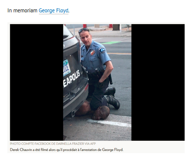 le meurtre de George Floyd par Derek Chauvin n’est pas resté impuni #BLM #violencespolicieres