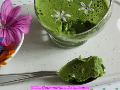 Crème à la roquette et aux petits pois (Vegan) Crème à la roquette et aux petits pois (Vegan)