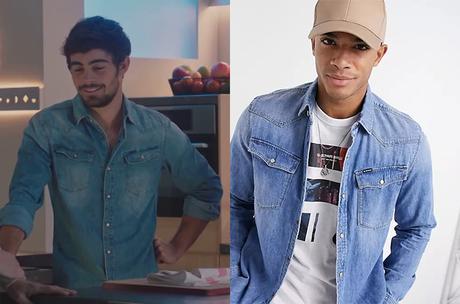 ICI TOUT COMMENCE : la chemise en denim de Maxime dans l’épisode 56
