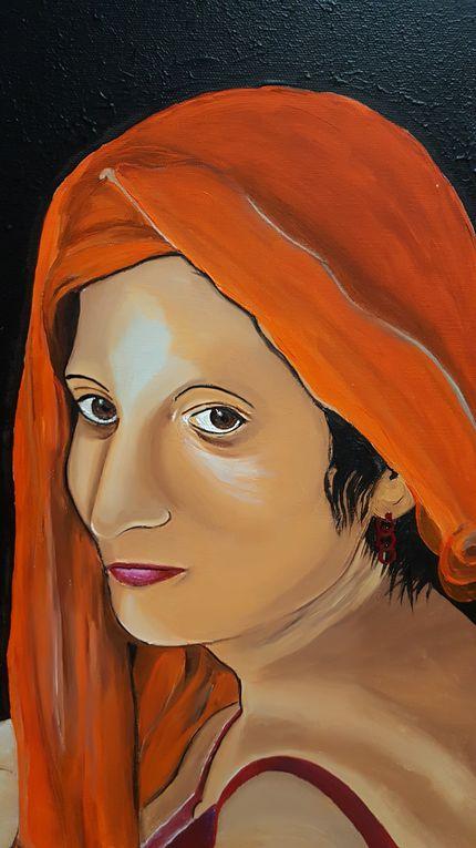 la reine des vignes (tableau 1.20*90)-decembre 2020 tableau acrylique 1.20*90