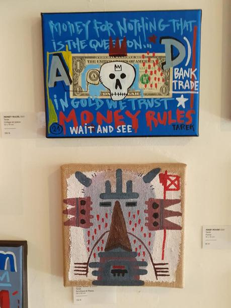 Des œuvres en vente au shop de Superposition