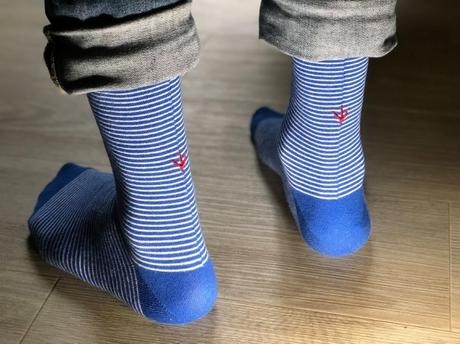 Estampille chaussettes françaises matières recyclées