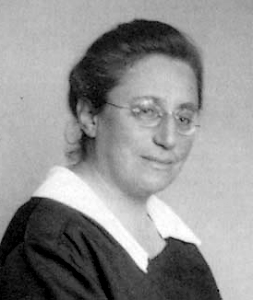1931 - L'Allemagne - 4 - Göttingen – Emmy Noether