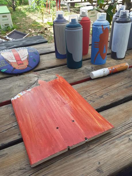 Customs de skate cassé